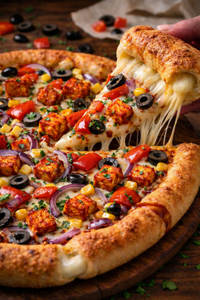 Red Paprika , Olive, Onion