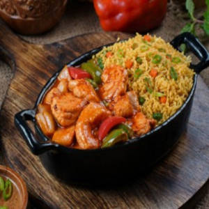 Chilli Chicken + Fried Rice / Noodles