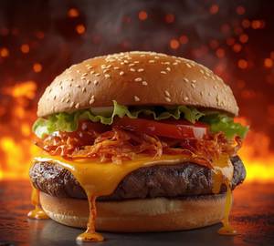 Cheesy Chicken Power Burger
