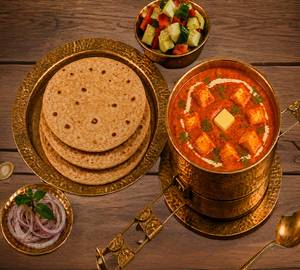 Homemade Butter Paneer With Roti