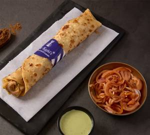 Egg With Aloo Kathi Roll