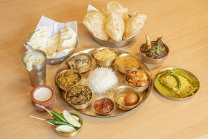 Machh, Misti & More  Thali ( Fish & Mutton)