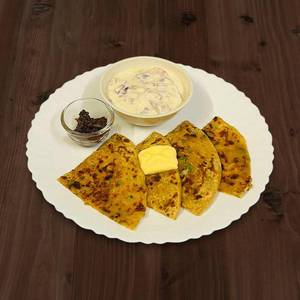 Garlic Cheese Paratha