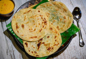 Malabar Paratha With Kurma