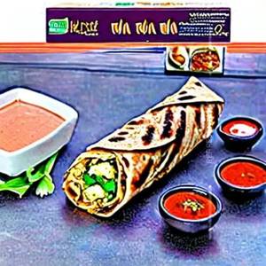 Single Chicken Malai Tikka Roll