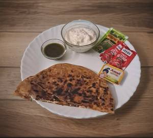 Paneer pyaj paratha