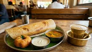 Masala Dosa + Vada(1pc) + Coffee               