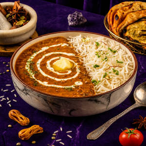 Dal Makhani and Chawal