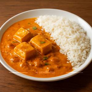 Shahi Paneer with Rice