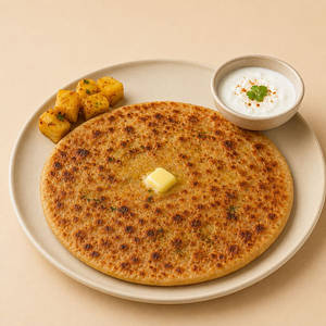 Jain Aloo Paratha