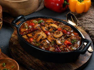 Chilli Mushroom [Gravy]