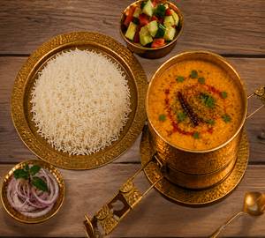 Homemade Dal With Rice
