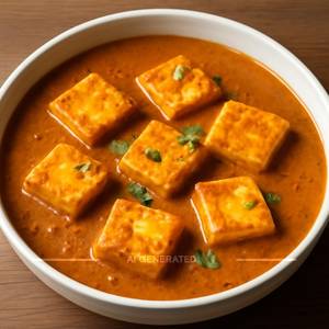 Paneer Takatak with Plain Paratha