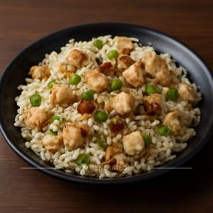Chicken Burnt Garlic Rice [Half]