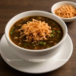 Manchow Soup (veg) - Spicy Flavour