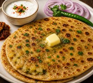 Aloo Paratha desi ghee mein
