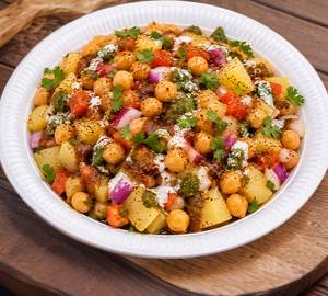 Kolkata Aloo Kabli Chaat + Masala Thums Up