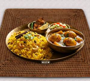 Basanti Pulao With Egg Curry(2Pc)