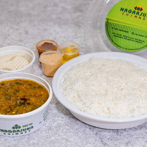 Pappu ( Palak Dal) & Rice Combo
