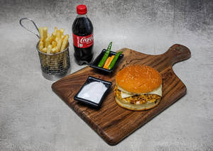Burger Shawarma + French Fries + Coke