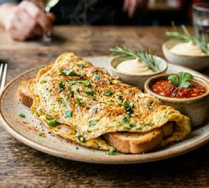 Bread omelette 