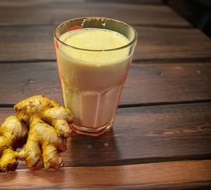 Ginger Milk -  ( Serves -3 )