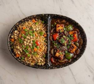 Panner Fried Rice & Chilli Paneer Gravy