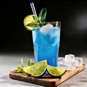 Blue Caracao Mojito