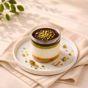 Pista Kunafa Choco Cheese Jar Cake (100 Gm)