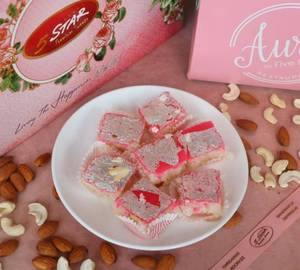 Pink Coconut Burfi                                     
