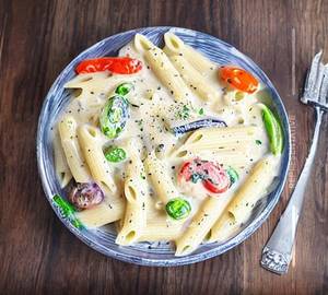 Veg White Sauce Pasta