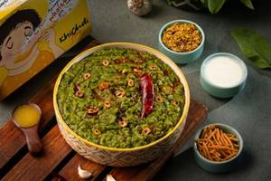 Butter Garlic Palak Khichdi