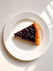 Blueberry Cheesecake Slice