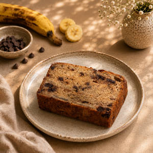 Banana Chocochip Cake Slice