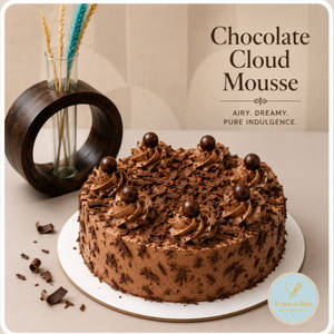 Chocolate Cloud Moouse Cake