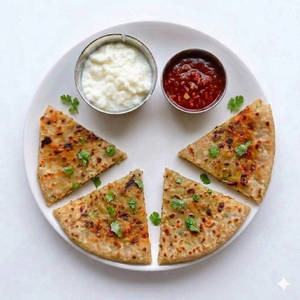 Aloo Schezwan Paratha