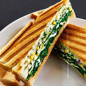 Spinach Corn Sandwich