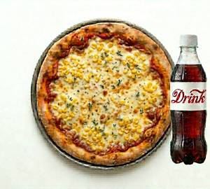 Cheese Sweet Corn Pizza With 200ml Drink [7 Inch]