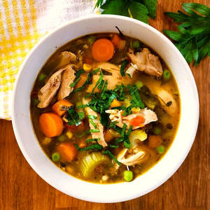Chicken clear soup