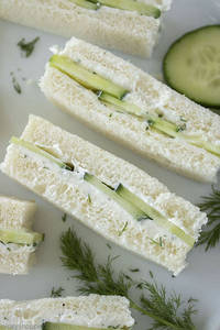 Fresh Cucumber Sandwich