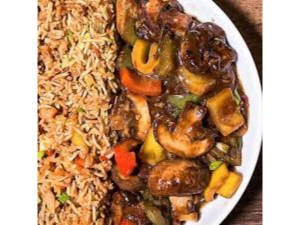 Chilli Mushroom Rice Box