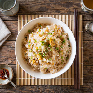 Egg Fried Rice + Free Dessert