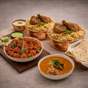 Chicken Dum Biryani Family Pack (Serves 3-4)