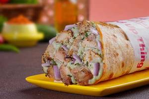 Malai Chicken Kebab Wholewheat Wrap