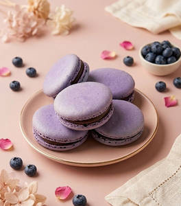 Blueberry Macaroon