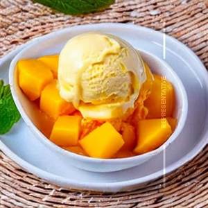 Mango Topping Ice-Cream