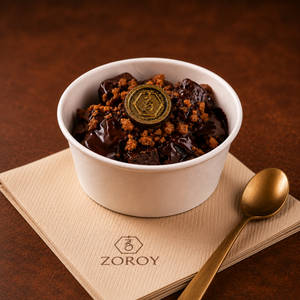 Belgian Chocolate Fudgy Brownie Cup (eggless)