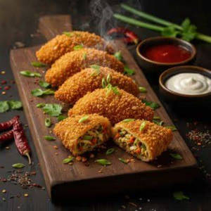 Veg Kurkure Momos
