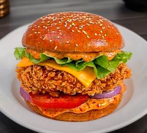 Zinger Chicken & Cheese Burger 