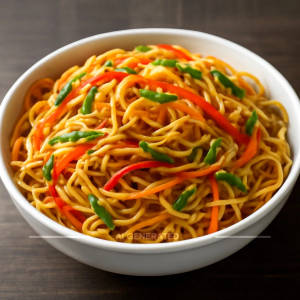 Chilli Garlic Hakka Noodles